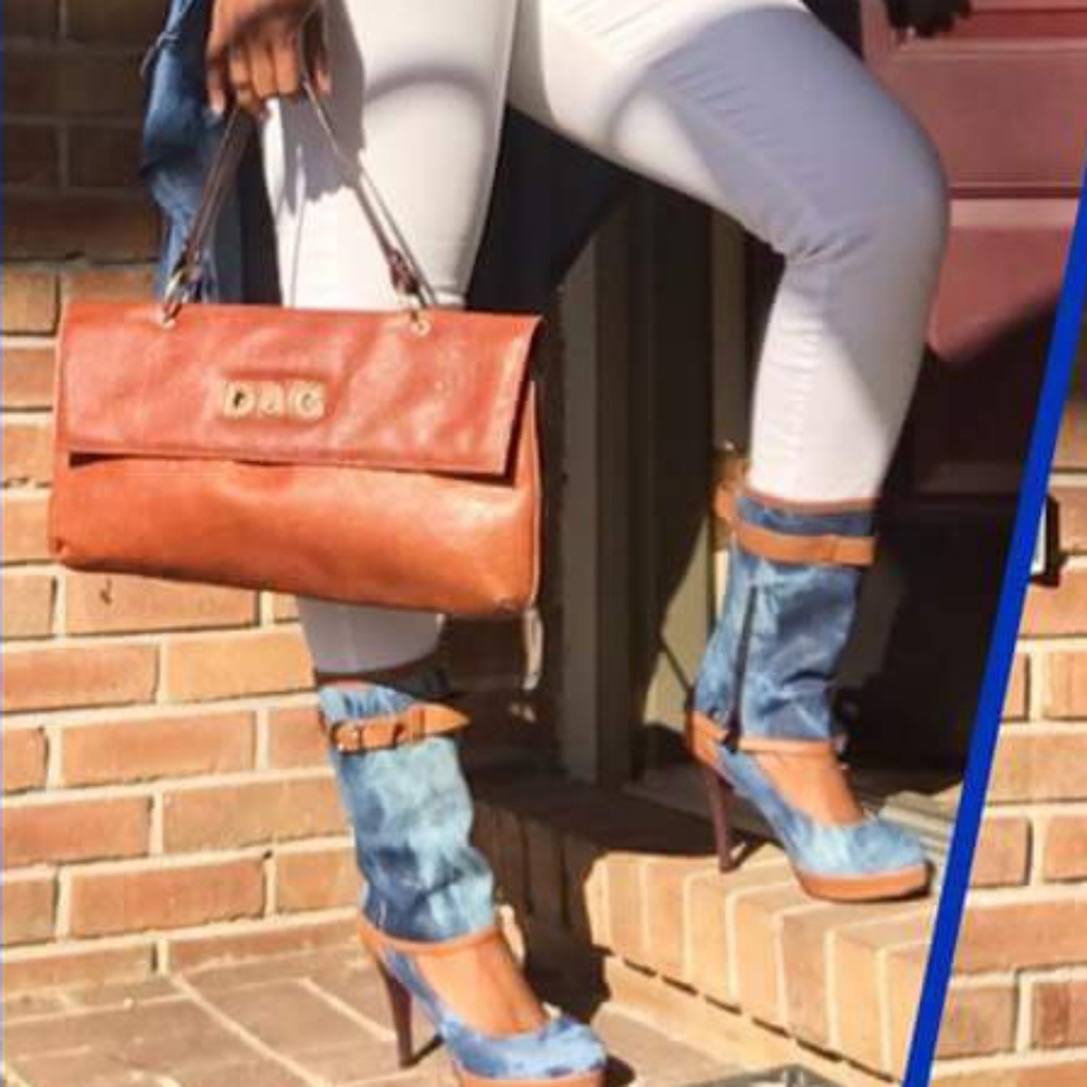 Gorgeous Jean heels